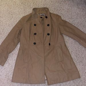 Tan Pea Coat